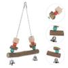 UPKOCH Wooden Parrot Swing Toy view 3