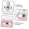 SHERCHPRY 12-Pack Acrylic Cream Jars with Lids, 5 g Mini Travel Containers view 4