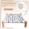 ifundom Detachable Washable Cat Bed with Wooden Legs view 3