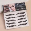 Glitter Eyeliner Stickers with Rhinestones, Reusable Eyeshadow Stickers, Black, 15 Pairs view 1