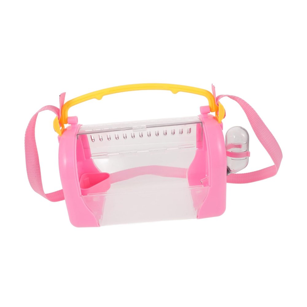 Small PP Hamster Cage with Shoulder Strap for Travel and Outings