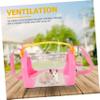 Small PP Hamster Cage with Shoulder Strap for Travel and Outings view 4