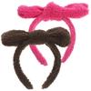 SHERCHPRY 2-Piece Lambswool Headbands for Women with Bow view 1