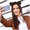 SHERCHPRY 2-Piece Lambswool Headbands for Women with Bow view 2