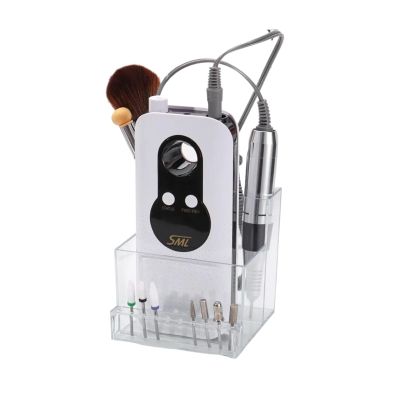 HEXHUASR 3-Row, 10-Hole Organizer for Nail Drills and Bits