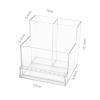 HEXHUASR 3-Row, 10-Hole Organizer for Nail Drills and Bits view 3