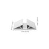 Abaodam 4-Piece Triangular Groove Fittings for Pet and Baby Gates view 2