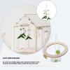 Hanging Crib Mobile with Cartoon Toys and Wind Chime view 3