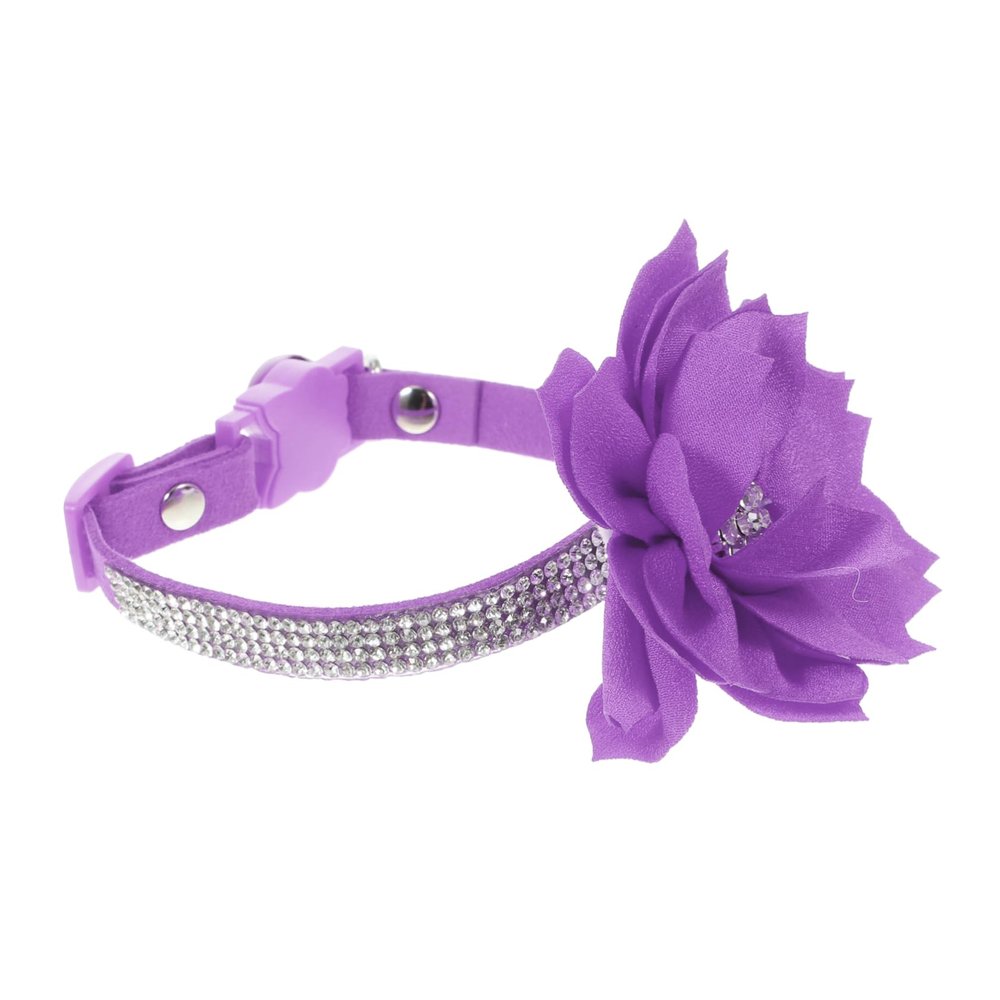 ifundom Adjustable Dog Collar with Floral Pattern