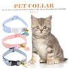 TOYANDONA 3-Piece Adjustable Cat Collars with Bells, Lightweight and Comfortable view 3