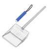 Qcwwy Cat Litter Scoop, 2-in-1 Stainless Steel Sieve and Scoop, Blue view 1