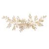 Bridal Hair Comb with Rhinestones and Faux Pearls view 1
