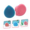 OUNONA 2-Piece Silicone Hand Shampoo Brush view 2
