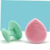 OUNONA 2-Piece Silicone Hand Shampoo Brush view 3