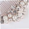 GALPADA Elegant Bridal Hair Comb with Alloy, Pearls and Floral Design view 2