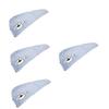 Ipetboom 4-Piece Microfiber Hair Turban Set, Quick-Drying, Lightweight and Portable, for Girls and Mothers view 1