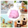 Milk Bottle Covers, Cow-Shaped 3D-Printed Lids view 4