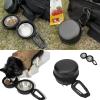 Hanging Travel Water Bowl Set with Case, Stainless Steel view 2