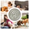 Slow-Feeder Cat Bowl for Dry Food, Non-Slip Silicone Bowl for Healthy Eating, Small-Breed Pets, Indoor and Outdoor Use view 4