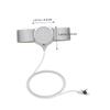 Bedwetting Alarm for Children with Strong Vibration, ABS, Silver view 2