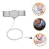 Bedwetting Alarm for Children with Strong Vibration, ABS, Silver view 4