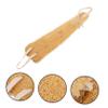 Luffa Bath Sponge for Body Exfoliation, Ergonomic, Beige view 3