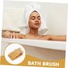 Luffa Bath Sponge for Body Exfoliation, Ergonomic, Beige view 4