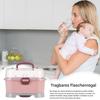 Baby Bottle Organizer Storage Box with Lid view 2