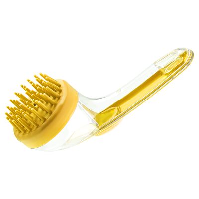 Dog Bath Brush - Massage Brush with Shampoo Dispenser for Pets