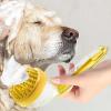 Dog Bath Brush - Massage Brush with Shampoo Dispenser for Pets view 3