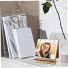 ibasenice Tabletop Photo Album, Easy to Use, Durable Beige Design, Holds 50 Photos view 4