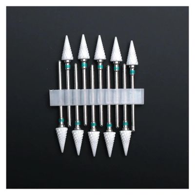 LZZYFPX 10-Piece Ceramic Nail Drill Bit Set