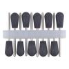 LZZYFPX Manicure Nail Drill Bits, Rubber, Silicone, Ceramic, Polishing Buffers and Files (V, 10 pcs) view 1
