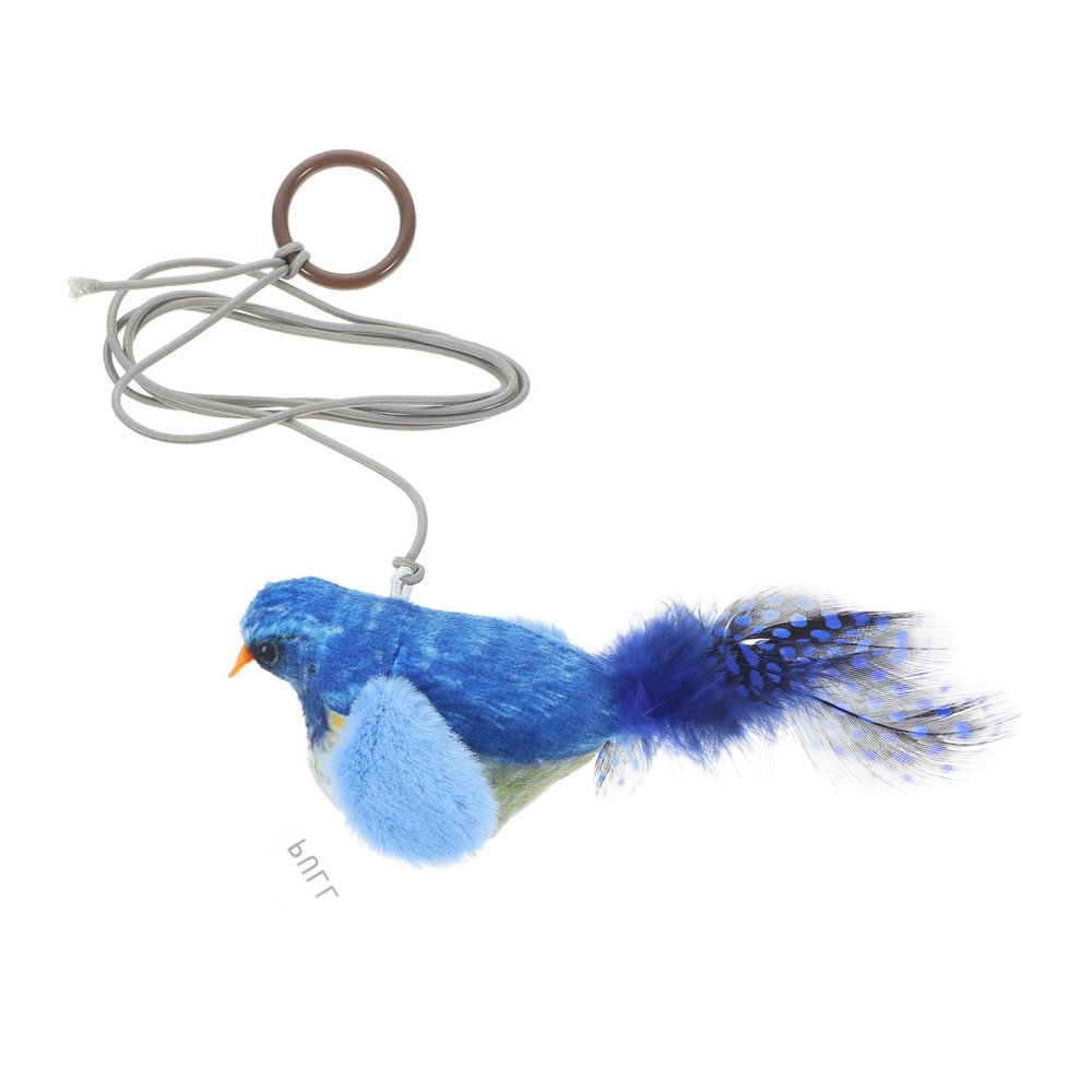 HAPINARY Halloween Party Hanging Cat Bird Toy, Interactive, Blue