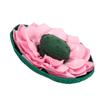 Toyvian 1-Piece Pet Snuffle Mat, Lotus-Shaped Feeding Puzzle Mat, Nonslip Base, Pastel Green view 1