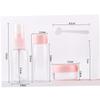7-Piece Pink PVC Travel Bottles for Cosmetics view 2