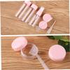 7-Piece Pink PVC Travel Bottles for Cosmetics view 3
