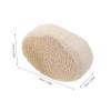 Outanaya 2-Piece Sisal Body Exfoliating Sponge, Natural Handwoven Shower Sponge for Gentle Care and Removing Dead Skin view 2