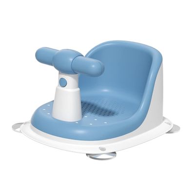 Baby Bath Seat for Newborns, Stable, Open Design, PP, Blue