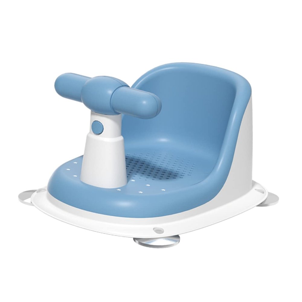 Baby Bath Seat for Newborns, Stable, Open Design, PP, Blue