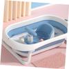 Baby Bath Seat for Newborns, Stable, Open Design, PP, Blue view 2