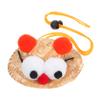 ORFOFE Hamster Straw Hat view 1