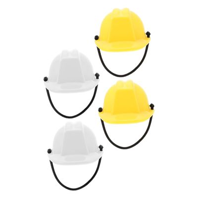 WEKAMOS 4-Piece Decorative Plastic Lizard Hats with Hanging Cords