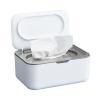 Wet Wipe Box and Dispenser for Babies and Adults, Refillable, Gray view 1