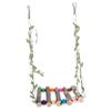 UPKOCH Wooden Bird Swing for Parrots, Budgies, Cockatiels and Conures view 1