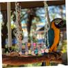 UPKOCH Wooden Bird Swing for Parrots, Budgies, Cockatiels and Conures view 2