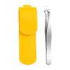 Round-Tip Nose Hair Tweezers, Blunt-Edge Stainless Steel Clippers view 1