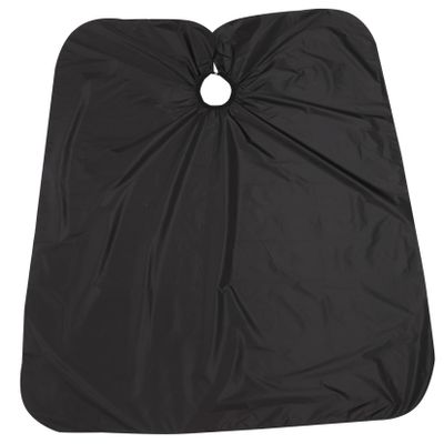 CALLARON Polyester Haircutting Cape, Machine-Washable and Wipeable, Black, for Salons and Perm Treatments, Random Color