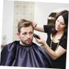 CALLARON Polyester Haircutting Cape, Machine-Washable and Wipeable, Black, for Salons and Perm Treatments, Random Color view 3