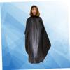 CALLARON Polyester Haircutting Cape, Machine-Washable and Wipeable, Black, for Salons and Perm Treatments, Random Color view 4